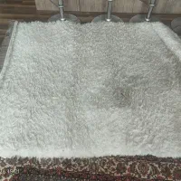 فرش ۴ متری سفید در حد نو