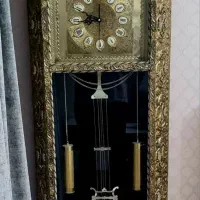 ساعت ایستاده برنجی