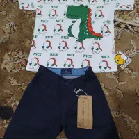 تیشرت شلوارک مجلسی پسرانه