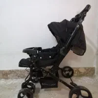 کالسکه دلیجان رنگ مشکی مناسب سیسمونی