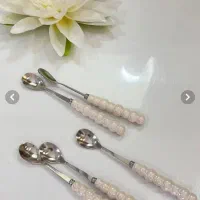 قاشق شربت و چنگال شیرینی