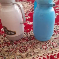 دوعدد فلاکس شیشه شکسته