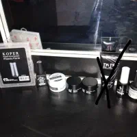وسایل کاشت ناخن به همراه لاک ژل اشانتیون