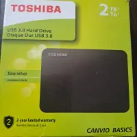 هارد اکسترنال ۲ ترابایت توشیبا مدل canvio basics