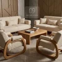 مبل راحتی مکانیزم تختخواب شو(تخت شو) ۸ نفره مدل رز