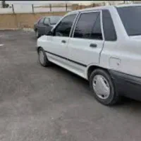 پراید مدل 83 سفید انژکتور توی پارکینگ