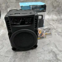 اسپیکر بلوتوثی چراغدار مدل GTS-1360 شارژی قابل حمل