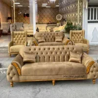 مبل راحتی چستر 7نفره مدل یونیتا شرکتی آماده تحویل
