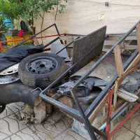 میز آهنی برای باغ