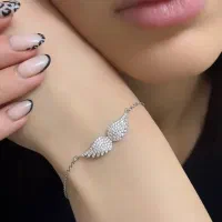 دستبند بال فرشته نقره اصلی