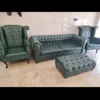 مبل چستر چرم رنگ خاص