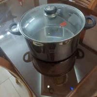 قابلمه پارس استیل برند اصلی ...یه دست لیوان ترک