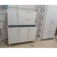 ابچکان ظرفشویی بدنه فلزی درب چوبی