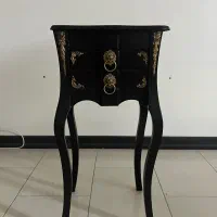 میز تلفن چوبی