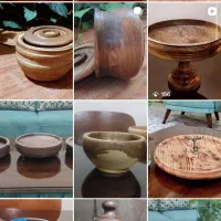 ظرف و ظروف و مصنوعات چوبی آماده یا به سفارش شما