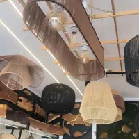 لوستر رافیا مکرومه حصیر