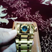 ساعت مچی Invicta zeus bolt سه موتوره اصل طلایی