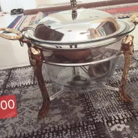 سینی و وسایل خیلی قشنگ همشون قلم کاری شده کار دسته