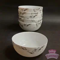کاسه سوپ و سالاد(کاسه بزرگ) طرح ماربل گلدن اوپال