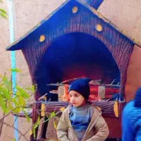 باربیکیو طرح کلبه بسیار تمیز