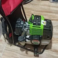 علفتراش علفزن علفچین پشتی KNC با لوازم کامل نو خشک