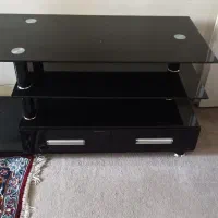 میز tvسایز 120سانت طول سیاه رنگ (ترک)