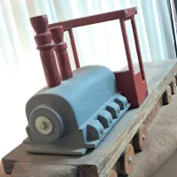 قطاری چوبی