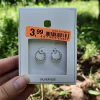 گوشواره نقره حلقه ای