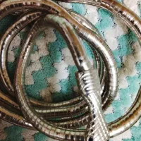 مار نقره ای دستبند کمربند وغیره