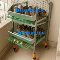 *آپارتمانی% بلدرچین مینی و قفس مرغ