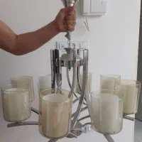 ۲ عددلوستر استیل لهستانی