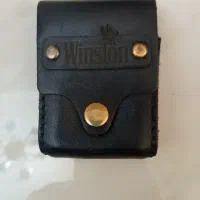 کیف چرم طبیعی سیگار winston
