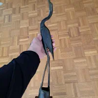 مجسمه از جنس شاخ قدیمی