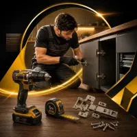 تعمیر نصب تخصصی کابینتmDf فلز کمددیواری درب چوبی