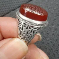 انگشتر نقره عقیق فاخر