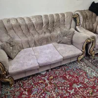 یک دست مبل ۷ نفره همراه عسلی