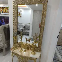 آینه شمعدان برنز اصل طرح جدید
