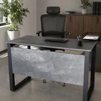 میز آهنی کارمندی /مدل gh6/درب تولیدی