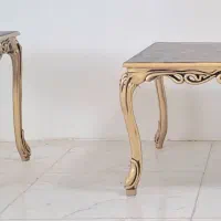 میزو عسلی تمام چوب راش // مدل افسون