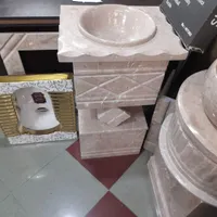 تعدادچندعددروشویی سنگی تکپایه ودوپایه وفول ست
