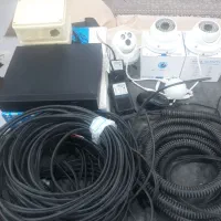 لوازم کامل دوربین مداربسته درحد نو