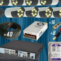 دوربین مداربسته ×/با کابل 20 متری و فیش BNC /مدرن