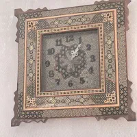 ساعت دیواری خاتم کاری