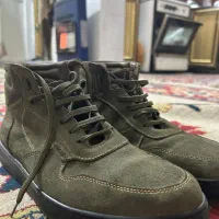 کفش نیم بوت چرم اشپالت