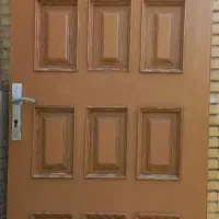 درب چوبی واحد