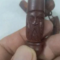 تسبیح کار دست مس کوب با حکاکی درویش