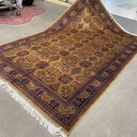 فرش دستباف تمام کرک رنگ گیاهی خاص ریز باف