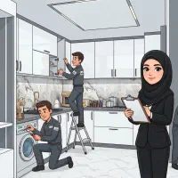 کابینت پارتیشن ام دی اف وپاک چوب بدون پیش پرداخت