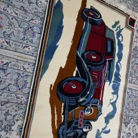 فرش طرح ماشین کودک پانخورده