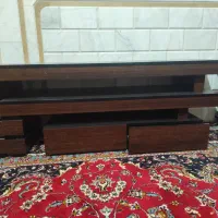 میز ال ای دی تلویزیون کاملا نو سه تیکه
